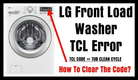 Toradh íomhá ar LG Washer CL Error