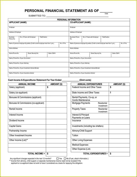 Image result for Blank Account Statement Template Excel