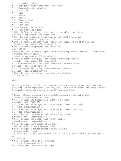 Image result for VB6 Syntax