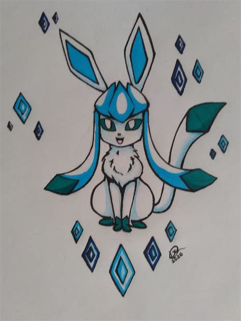 Toradh íomhá ar How to Draw Glaceon