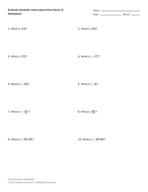 Toradh íomhá ar Pre-Algebra How to Evaluate Expressions