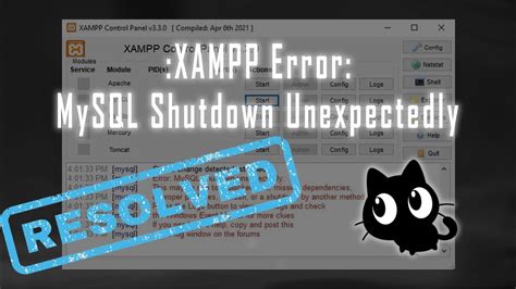 Image result for Xampp MySQL Cannot Start
