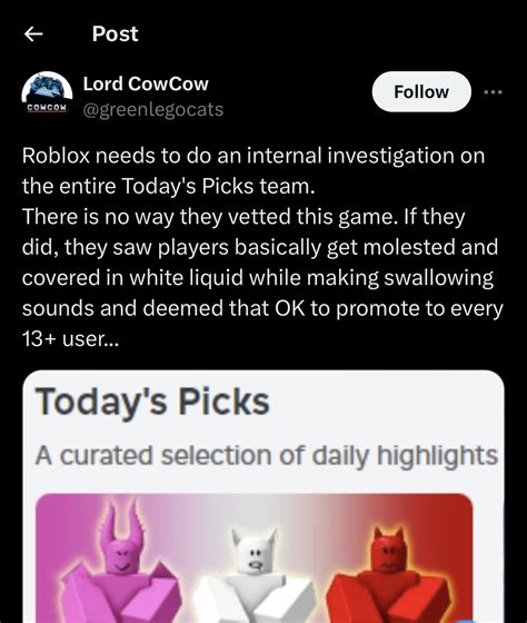 Image result for Setroboomin Roblox Allegations