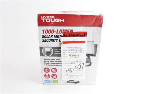 Toradh íomhá ar Hyper Tough Solar LED Security Light