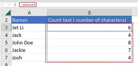 Image result for Count Function Excel for Text