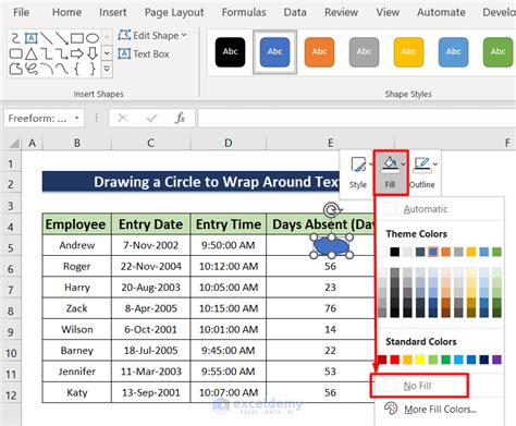 Circular Excel Fill in Image Start to Finish に対する画像結果