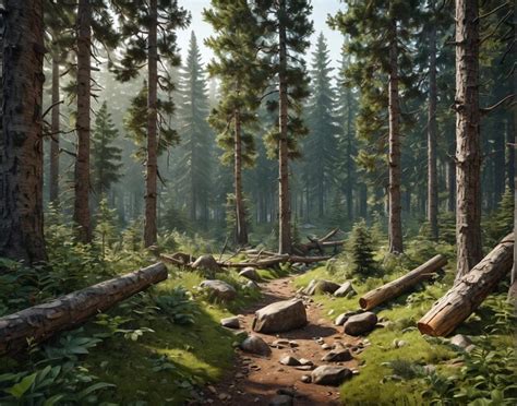 Image result for Forest Scene with Path