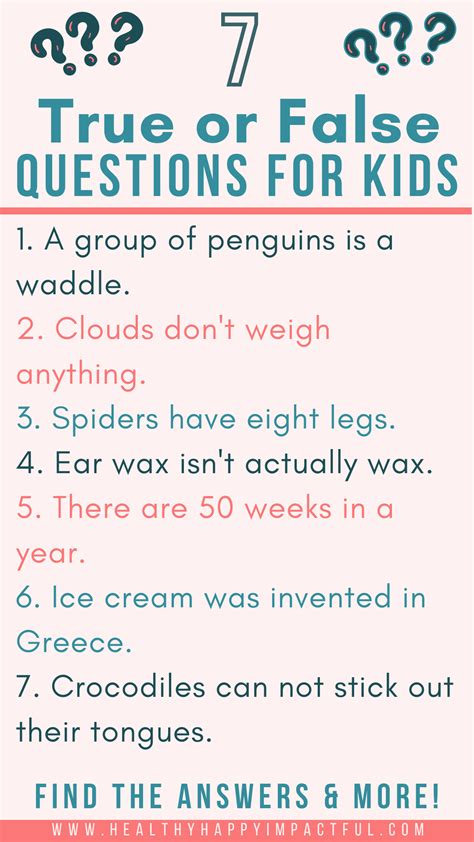 Toradh íomhá ar True or False Science Questions