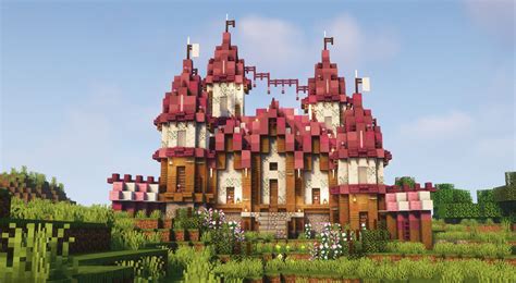 Afbeeldingsresultaten voor Biggest Minecraft Castle Small