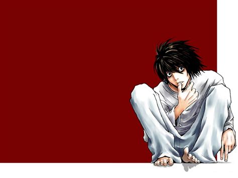 Toradh íomhá ar L Lawliet Death Note