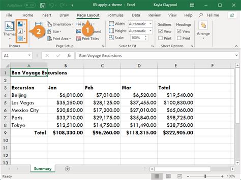 How to Change Excel Theme に対する画像結果