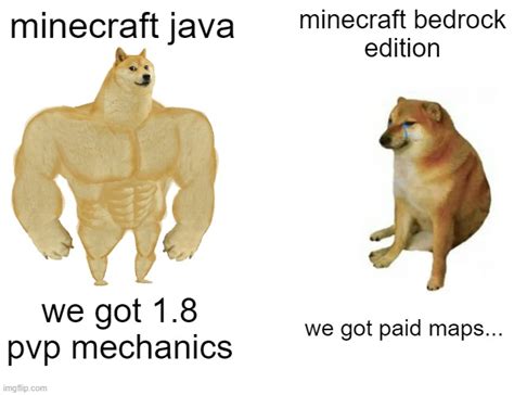 Image result for Java vs Windows 10 Minecraft Meme