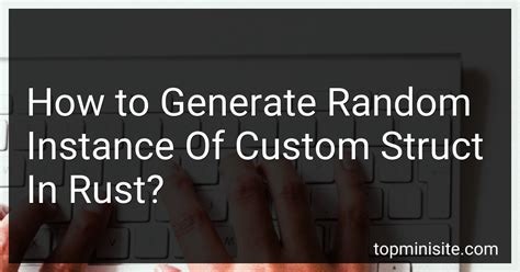 Instance of a Struct に対する画像結果