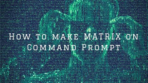Image result for Cmd Matrix Tutorial