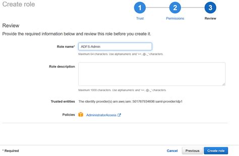 Toradh íomhá ar ADFS Authentication AWS Diagram