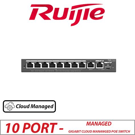 Ruijie Managed Switch Configuration-க்கான படிம முடிவு