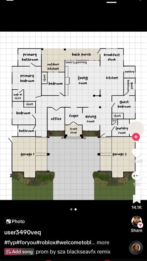 Image result for Roblox Shell Street House Floor Plan
