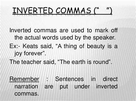 Image result for Inverted Commas Examples