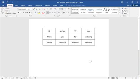 Image result for How to Middle Text in Word Table