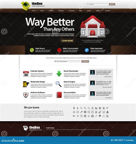 Image result for Homepage Design Templates