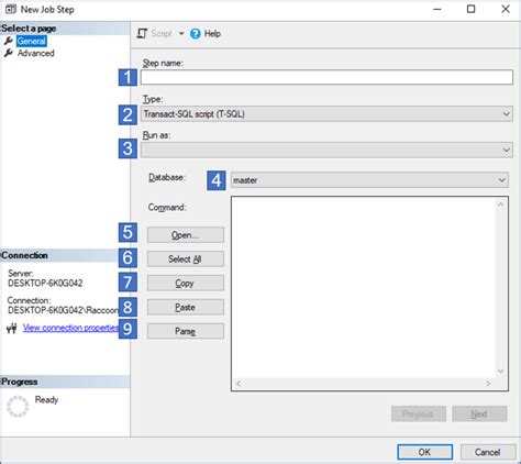 Toradh íomhá ar SQL Server Job Summary
