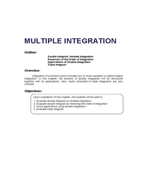 Multivariable Integration に対する画像結果