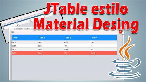 Toradh íomhá ar JTable Desugn Java