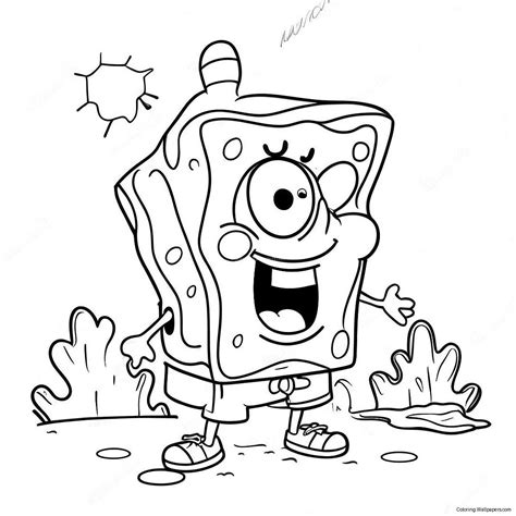 Image result for High Spongebob Coloring Pages