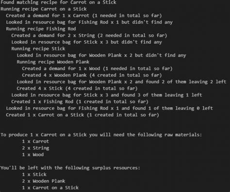 Toradh íomhá ar Minecraft Crafting Tree