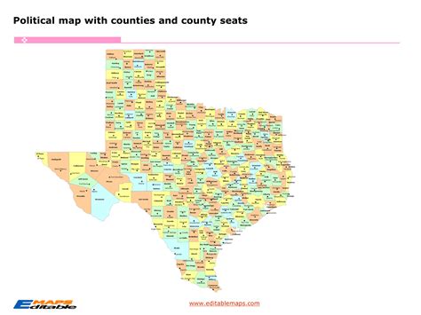 Image result for Editable Map with Texas Counties