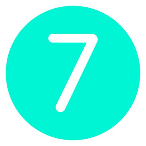 Afbeeldingsresultaten voor Number 7 Icon