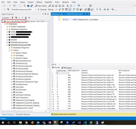 Toradh íomhá ar SQL Management Studio How to Check Users Access to Specific Objects