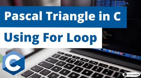 Image result for Pascal Triangle Left Half Code in C