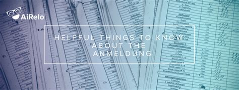 Image result for Anmeldung Meaning