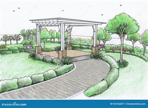 Toradh íomhá ar Landscape Design Perspective