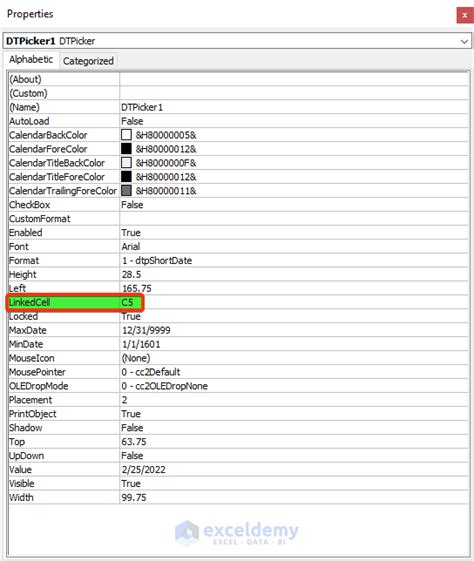Toradh íomhá ar Date and Time Picker in Excel