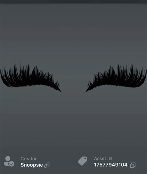 Code ID Roblox Faux Cils ਲਈ ਪ੍ਰਤੀਬਿੰਬ ਨਤੀਜਾ