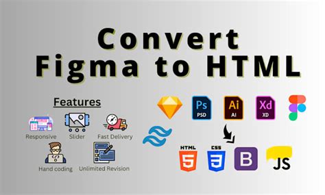 Image result for Figma to HTML/CSS Converter