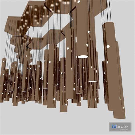 Modern Chandelier model 3d model Buy Download 3dbrute
