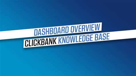 ClickBank Dashboard에 대한 이미지 결과