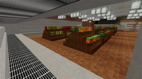 Grocery Store Interior ECS Minecraft Map