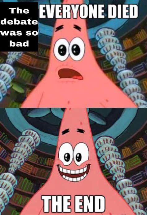Image result for The End Meme Spongebob