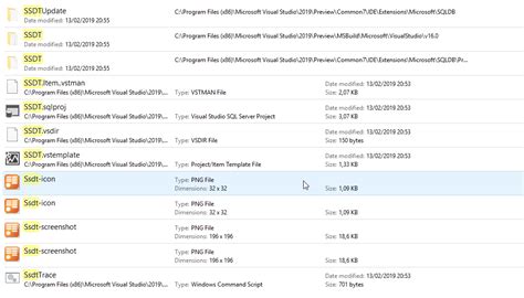 Afbeeldingsresultaten voor Project SSDT Visual Studio 2019