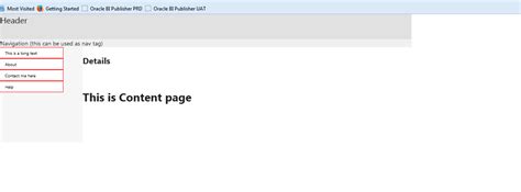 Image result for HTML Content-Area
