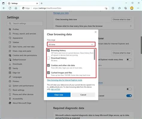 Image result for Clear Cache Windows 11 Edge