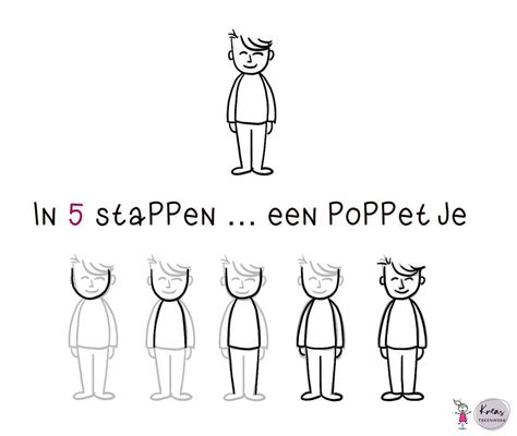 Image result for How to Draw a Poppetje