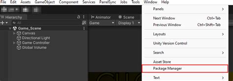 Image result for Unity SDK Package Manager