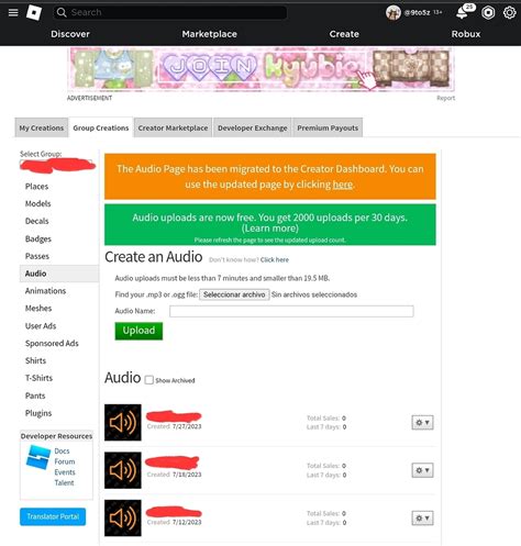 تصویر کا نتیجہ برائے Where Is the Create Page On Roblox