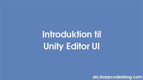 Unity Editor UI എന്നതിനുള്ള ഇമേജ് ഫലം