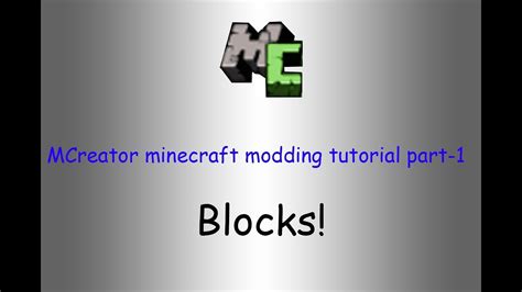 Image result for MCreator Tutorial Basic Block
